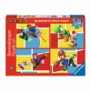 Ravensburger - Super Mario - Pack 4 puzzles 100 piezas
