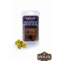 Rawblade - Dados y bolsa de cuero Paladín