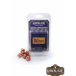 Rawblade - Dados y bolsa de cuero Luchador