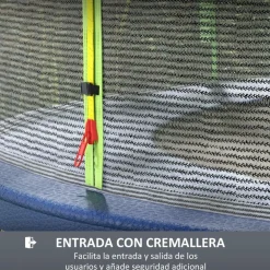 Red de seguridad para trampolín Ø244 Verde