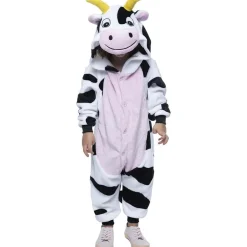 Rubie's - Disfraz vaca con manchas, capucha y cola S ㅤ