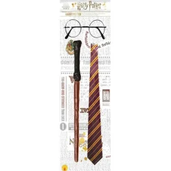 Rubie's - Harry Potter - Kit de accesorios Harry Potter: gafas, varita y corbata ㅤ