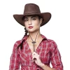 Rubie's - Sombrero Cowboy marrón Adulto ㅤ