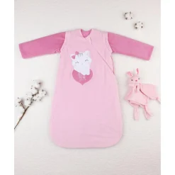 Saco de dormir con mangas bebé niña rosa TOG 3,5