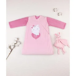 Saco de dormir con mangas bebé niña rosa TOG 3,5