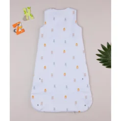 Saco de dormir unisex blanco baby smile