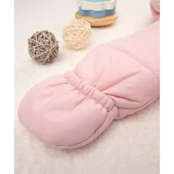 Saco de nieve rosa para niña