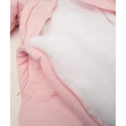 Saco de nieve rosa para niña