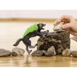 Schleich - Lobo de granito Eldrador Creatures figura de juguete ㅤ
