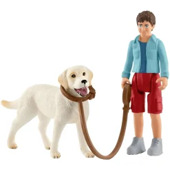 Schleich - Paseo con Labrador Retriever