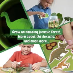 Science4you - Kit de terrario con juguetes de dinosaurios y pegatinas jurásicas ㅤ