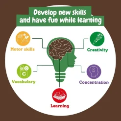 Science4you - Kit de terrario con juguetes de dinosaurios y pegatinas jurásicas ㅤ