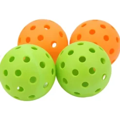 Set 4 pelotas de pickleball con bolsa-red