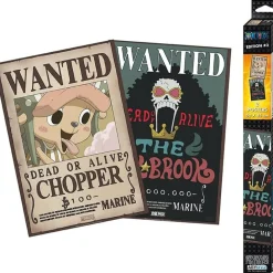 Set 2 posters One Piece - Chibi Wanted Brook & Chopper 52x38