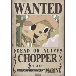 Set 2 posters One Piece - Chibi Wanted Brook & Chopper 52x38