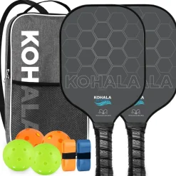 Set 2 Raquetas Pickleball Paddle de Fibra de Vidrio