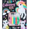 Set libro de colorear neón Ylvi