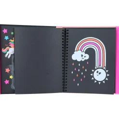 Set libro de colorear neón Ylvi