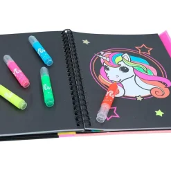 Set libro de colorear neón Ylvi