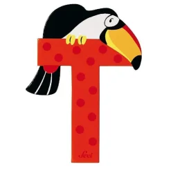 Sevi - Letra T de madera (varios colores)