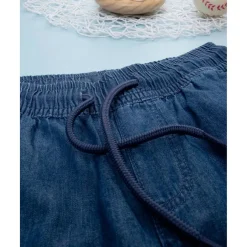 Short niña denim oscuro