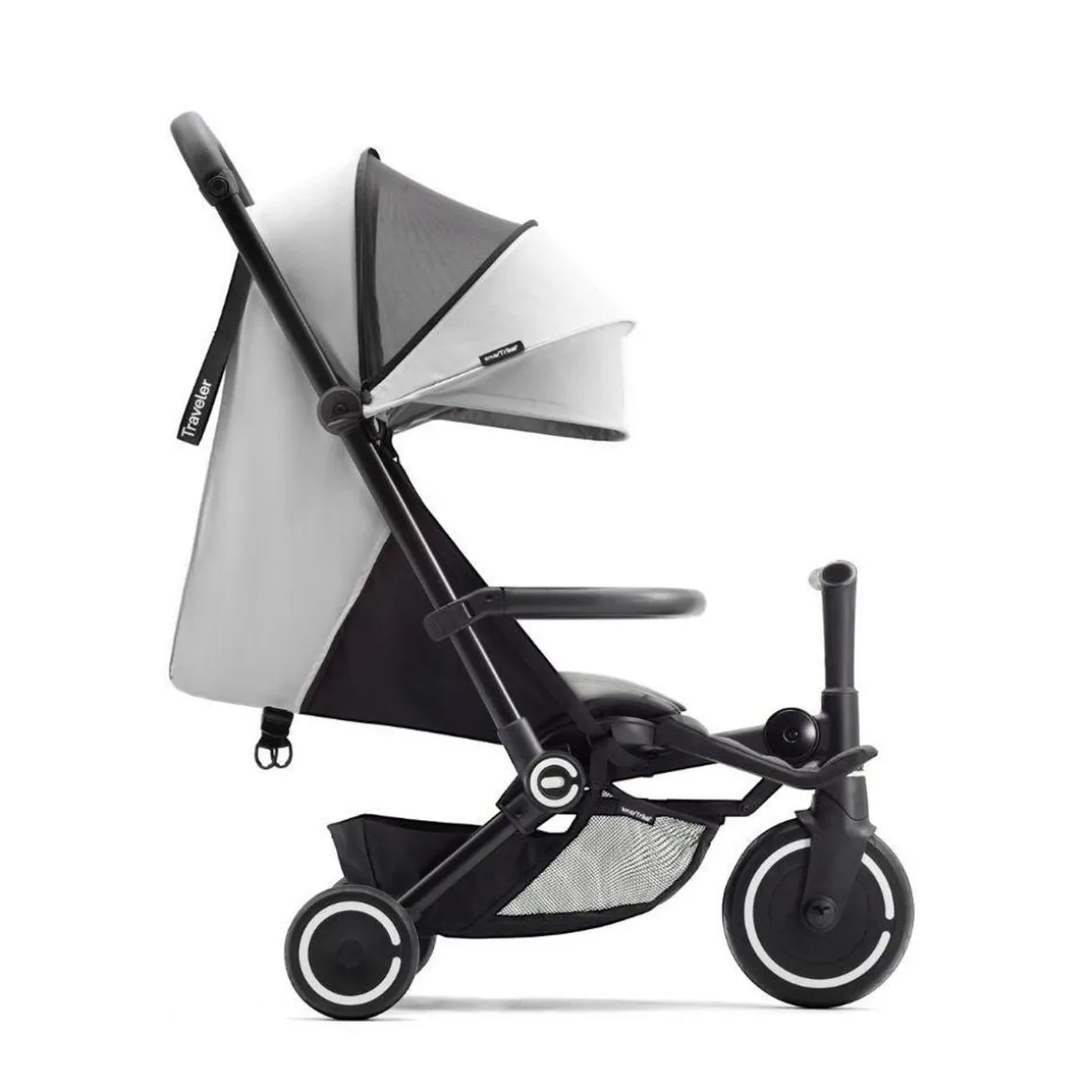 SmarTrike Traveler Everest White – Silla de paseo / Triciclo 4-en-1