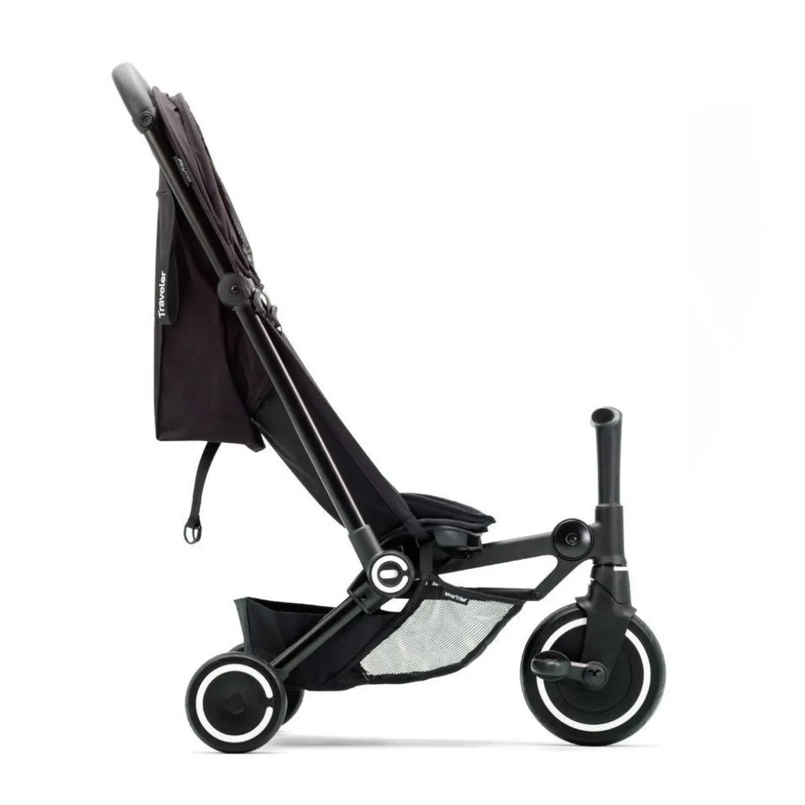SmarTrike Traveler Onyx Black – Silla de paseo / Triciclo 4-en-1
