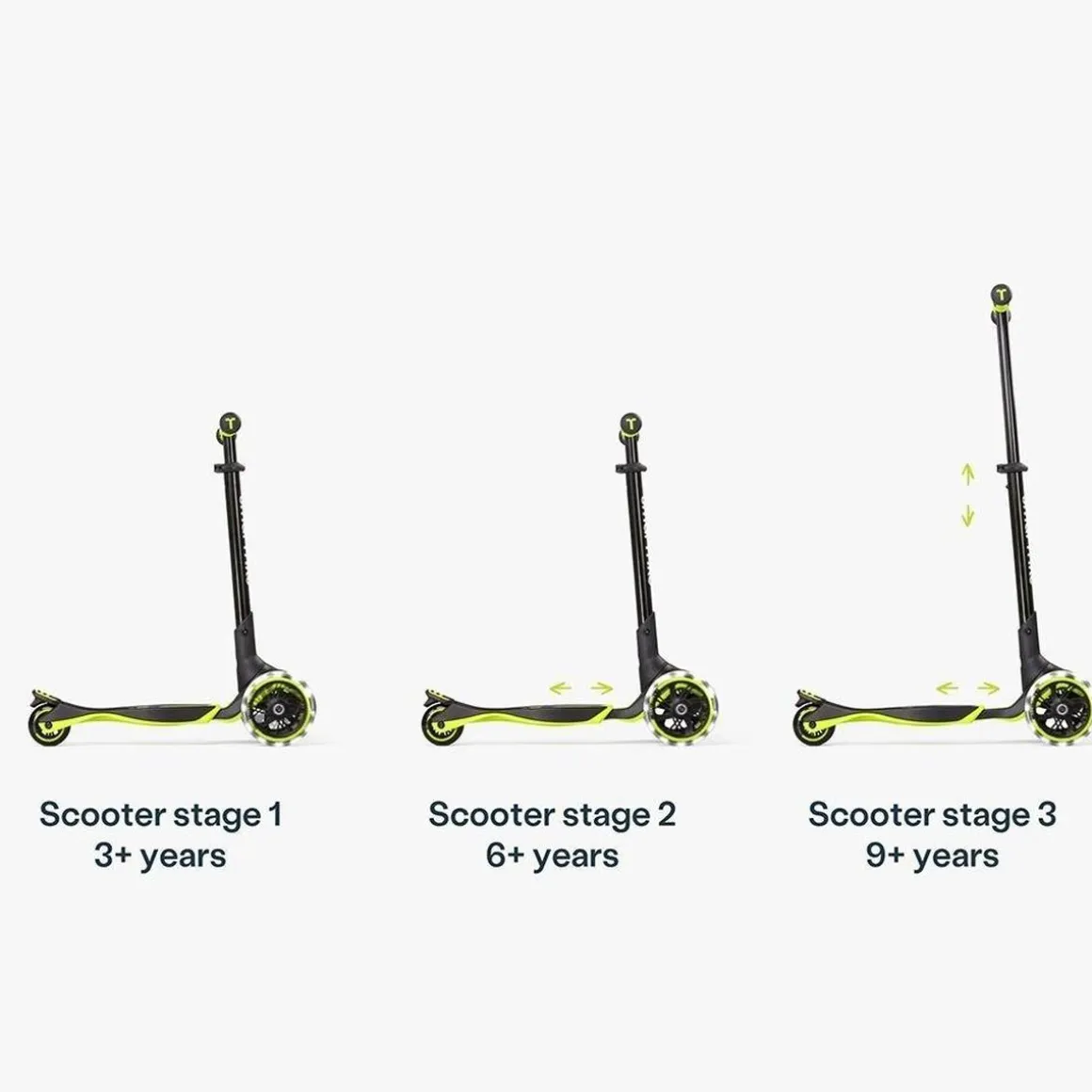 SmarTrike Xtend Scooter Lime – Patinete evolutivo