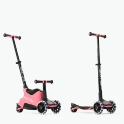 SmarTrike Xtend Scooter+Ride On Salmon Pink