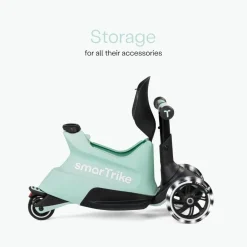 SmarTrike Xtend Scooter+Ride On Soft Green