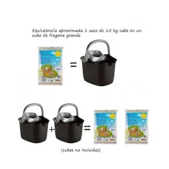 Smoby - Bolsa de arena fina 15kg para areneros, lavada y seca ㅤ