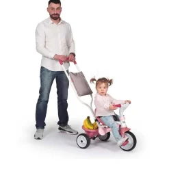 Smoby - Triciclo Be Move Confort Rosa Progresivo ㅤ
