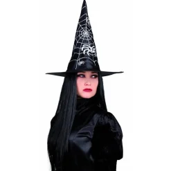 Sombrero de Bruja con Telarañas