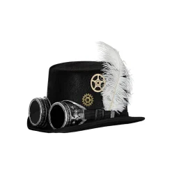Sombrero de Steampunk con gafas