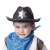 Sombrero infantil de Sheriff Negro