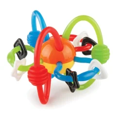 Sonajero mordedor tubos de colores