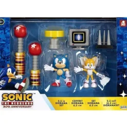 Sonic - Set diorama Sonic con figuras y sonido ㅤ