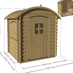 Soulet - Casita de madera Patty