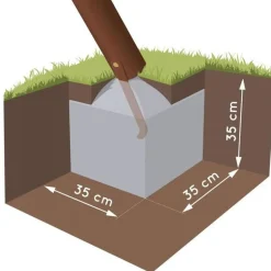 Soulet - Columpio de acero Acier 2B1CL1V