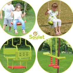 Soulet - Columpio de acero Acier 2B1CL1V