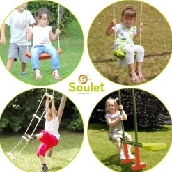 Soulet - Columpio de madera Gabin