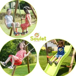 Soulet - Columpio de madera Menthe