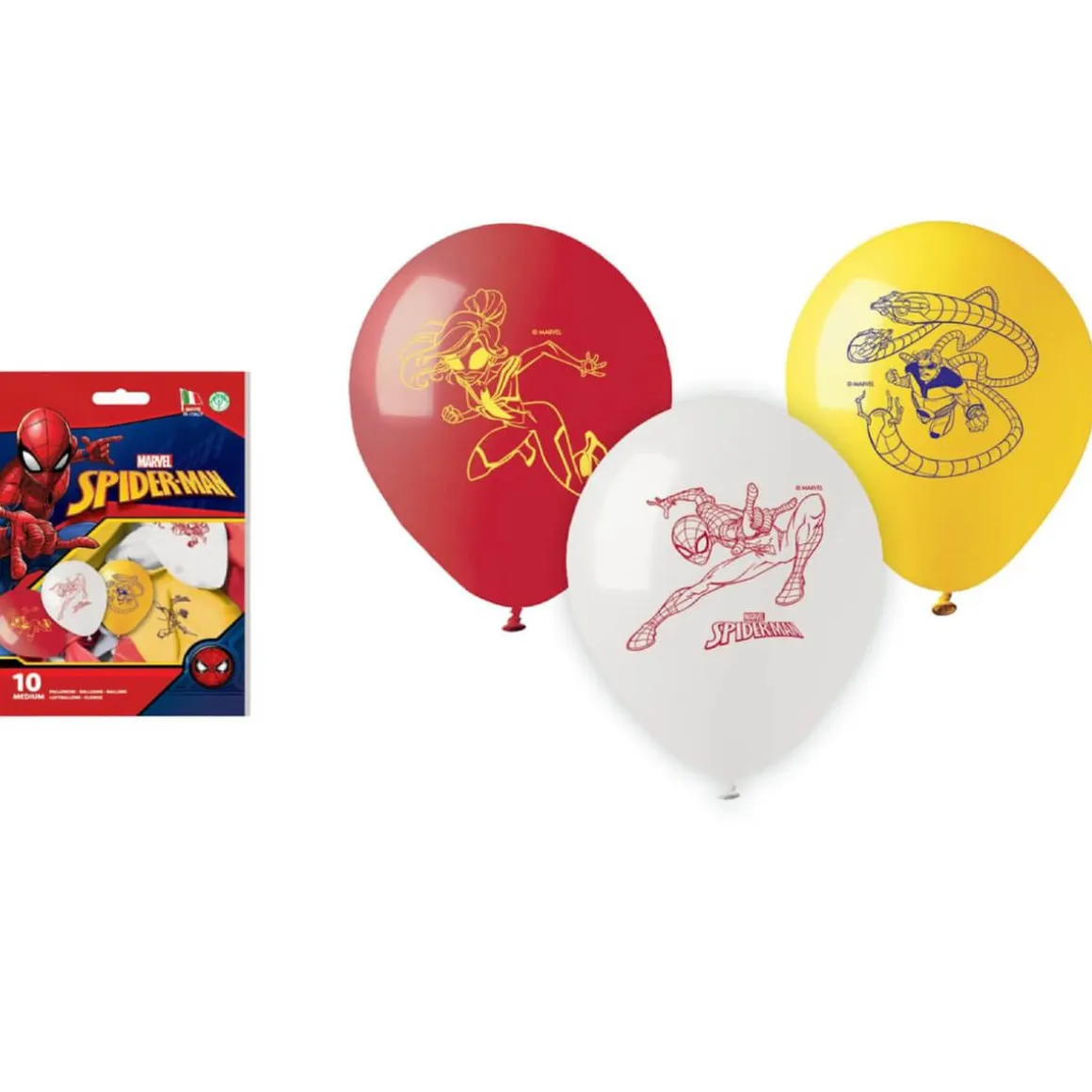 Spider-Man - 10 globos Marvel