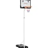 Sportnow - Canasta de baloncesto altura ajustable de 260-305 cm Blanco