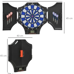 Sportnow - Diana electrónica plegable 31 juegos