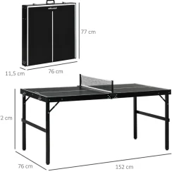 Sportnow - Mesa de Ping Pong plegable