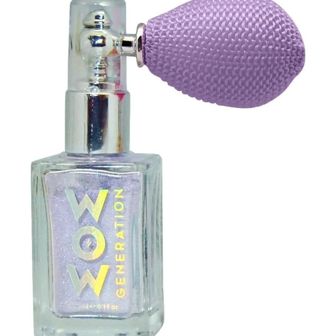 Spray corporal con brillantina multicolor