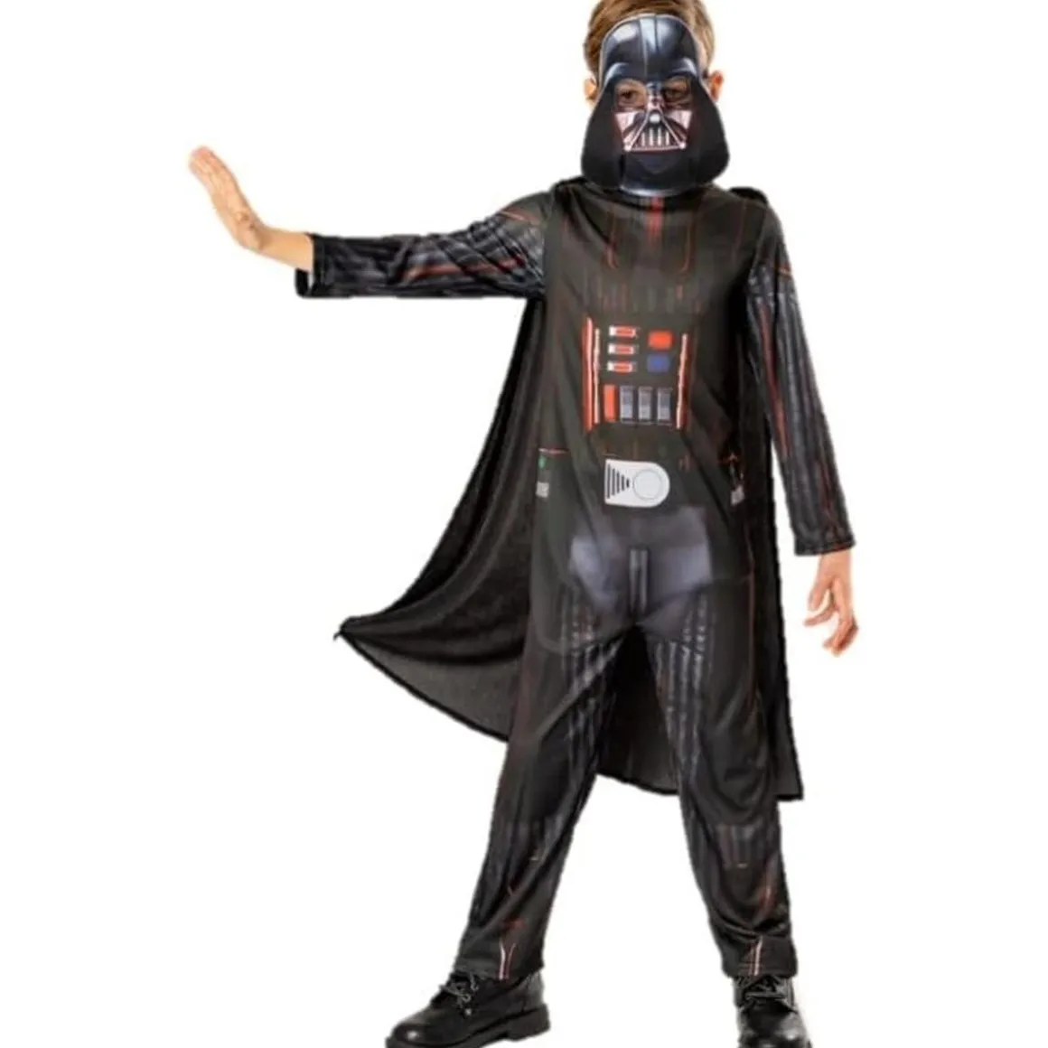Star Wars - Disfraz ecológico Darth Vader 7-8 años (117-128 cm)