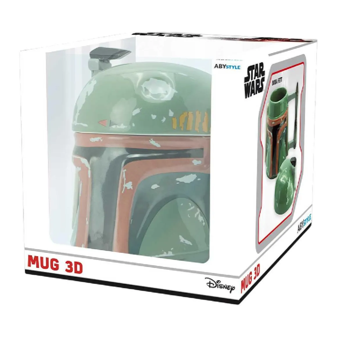 Star Wars - Taza 3D cabeza Boba Fett