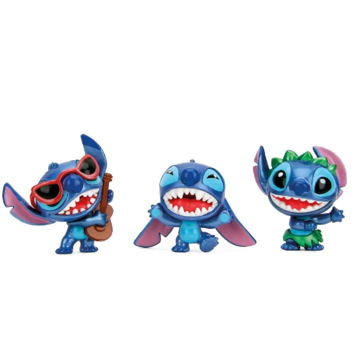 Stitch - Pack 3 figuras Stitch de metal